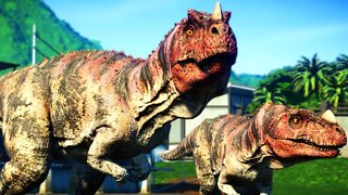 JURASSIC WORLD EVOLUTION - OS CERATOSSAUROS CHEGARAM NO PARQUE, O INICIO DO JOGO