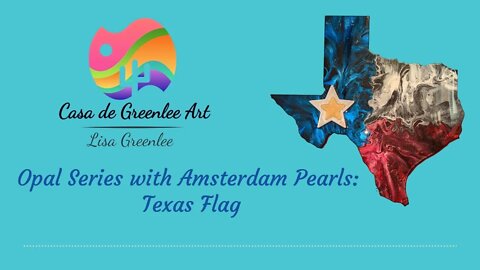 Opal Series with Amsterdam Pearls: Texas Flag