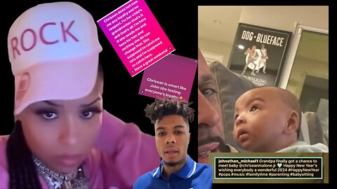 Blueface Dad MET ChriseanJr for the FIRST TIME