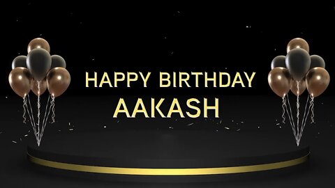 Wish you a very Happy Birthday Aakash