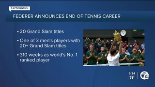 Roger Federer announces retirement from competitive tennis