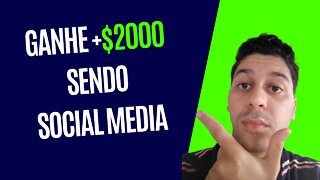 Ganhe +$2000 sendo Social Media | O que faz um Social Media?