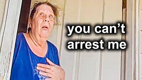 When Entitled People Realize They've Been Arrested