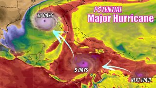 Potential Major Hurricane Headed To The Gulf Of Mexico! - The WeatherMan Plus