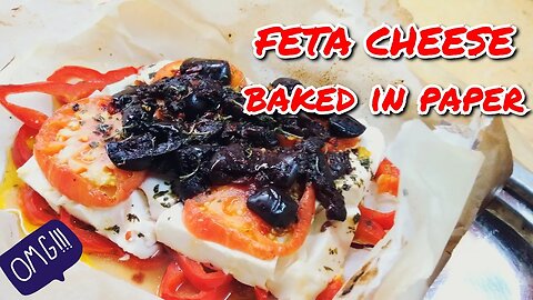 FETA CHEESE BAKED IN PAPER
