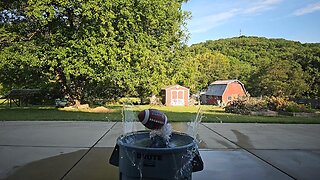 Slow Motion Football Drop / Splash