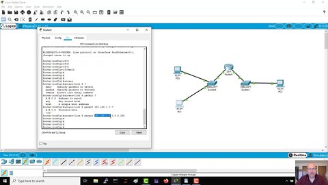 ACLs with Packet Tracer part 1