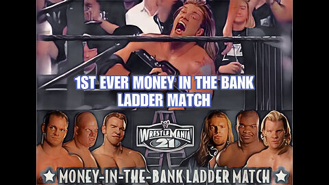 1st Ever Money In The Bank Ladder Match at Wrestlemania 21