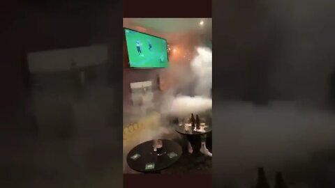 Sleeping Drunk Guy Gets Fire Extinguisher Treatment