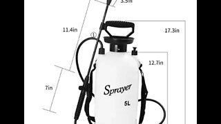 Gartol 1.35 Gallon Garden Sprayer