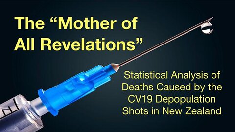 M.O.A.R (MOTHER OF ALL REVELATIONS) CONCERNING THE DEATH-RATES FROM THE DEPOPULATION SHOTS