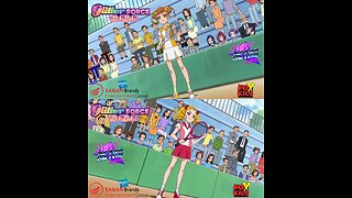 Glitter Force Doki Doki Awsome Moments - Clara Vs Nellie Tennis Match (Saban English Dub)