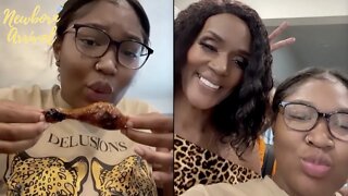 Scrappy's Daughter Emani Can't Wait To Eat After Momma Dee Cooks For The Family! 🍱