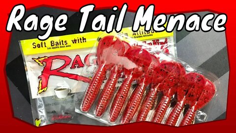 Rage Tail Menace - Chatterbait trailer, Jig Trailer, Texas Rig it does it all!