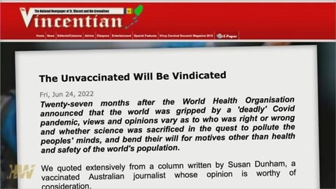 The UNvaccinated Will Be Vindicated