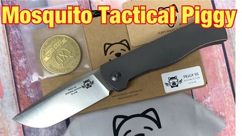 Mosquito Tactical Piggy SS Titanium Integral knife