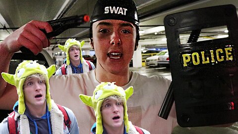 SWATTING A MALL WITH LOGAN PAUL
