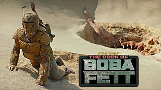 Boba Fett Escaping The Sarlacc Pit Scene - Star Wars: The Book Of Boba Fett