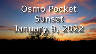 Osmo Pocket Sunset January 9, 2022