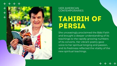 Tahirih of Persia and her American contemporaries