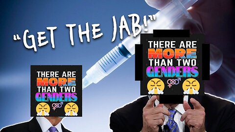 GET THE JAB, FOR THERE ARE MORE THAN TWO GENDERS, YOU PHOBIC ‼