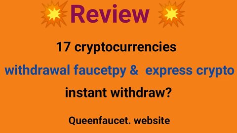 Review on queenfaucet.website || Do I prefer this website? Does it pay?