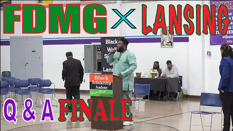 DR UMAR JOHNSON'S Q & A in LANSING MICHIGAN FINALE