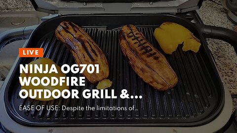 Ninja OG701 Woodfire Outdoor Grill & Smoker, 7-in-1 Master Grill, BBQ Smoker, & Air Fryer plus...