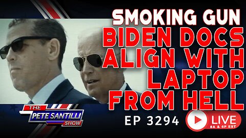 SMOKING GUN: BIDEN CLASSIFIED DOCS ALIGN WITH LAPTOP FROM HELL | EP 3294-8AM