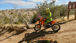 DIRT BIKING IN THE DESERT AFTER SNOWMELT GOPRO HERO 9