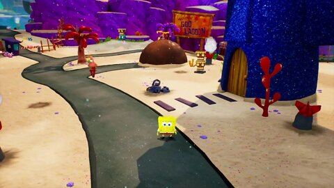 PS5live Bob Esponja calça quadrada