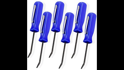 Zhehao 8 Pieces Pocket Magnetic Screwdriver Mini Slotted Head Magnetic Screwdriver with Pry Bar...