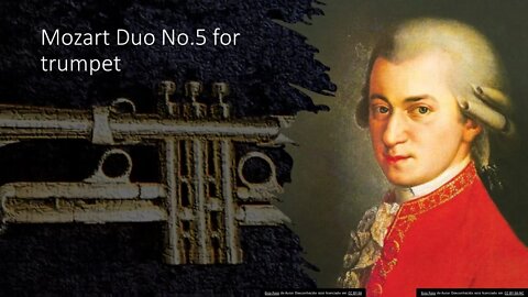 W.A. Mozart Duo No.5 [Mixed Trumpet Duets and other Ensembles]