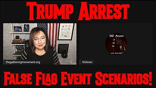 SGAnon Sits Down with Delora: Trump Arrest - False Flag Event Scenarios!
