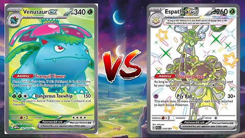 Pokemon TCG Live Venusaur EX Stall VS Espathra EX Gardevoir!!