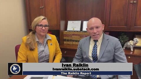 Ivan with Virginia State Senator Amanda Chase Pushing Election Integrity Bills