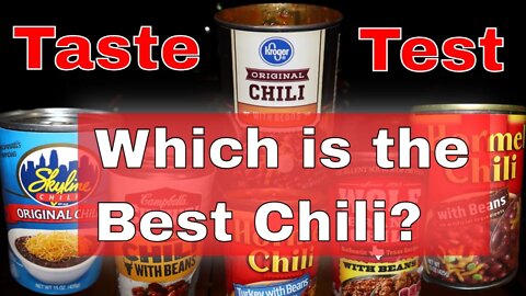 Which Chili Tastes the Best | Canned Chili Taste Test | Small Family Adventures