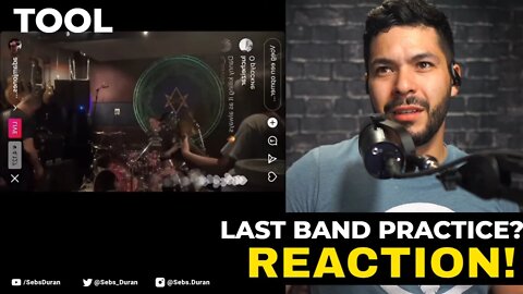 Sebs Reacts to TOOL's last practrice before tour with no FX and crap gear
