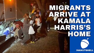 Buses of Migrants Arrive at Kamala Harris’s Home on Christmas Eve