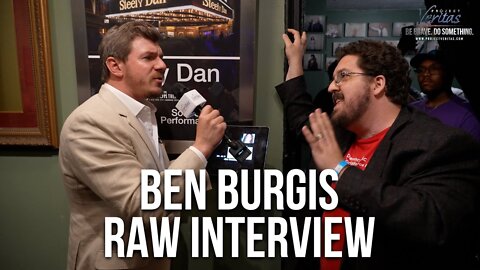 FULL INTERVIEW: O'Keefe Questions Ben Burgis Over N-Word Edit Backstage at MINDS: Festival of Ideas