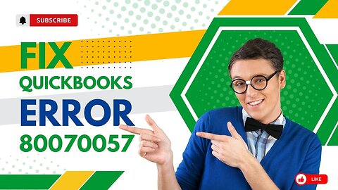 How to Fix QuickBooks Error 80070057 MWJ Consultancy