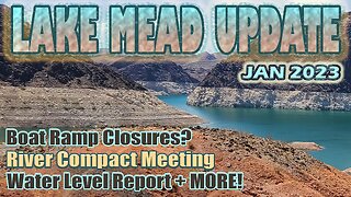 Filming in Parks BAN? National Recreation Area EXPLAINED! Lake Mead UPDATE January 2023 Water Level