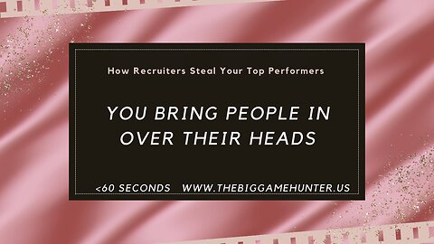 How Recruiters Steal Your Top Performers: Bringing in an Outsider Over Their Head