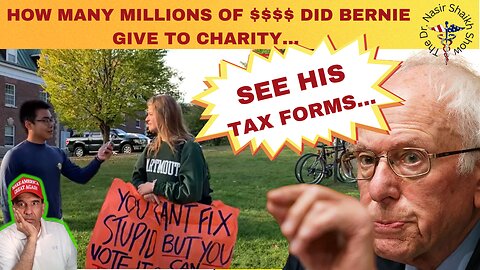 Eye-Opening Response: Woke SJW Students React to Bernie's Shocking Lack of Charity Contributions