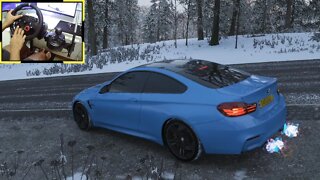 BMW M4 COUPE - Forza Horizon 4 gameplay / Volante Logitech g29