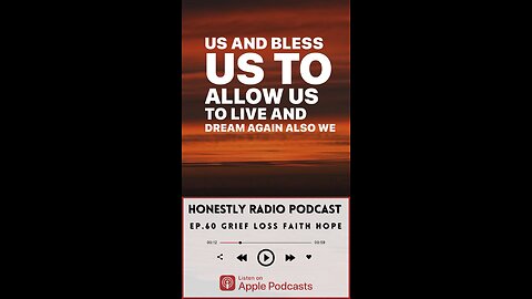God does not abandon You in Your Grief. | Honestly Radio Podcast