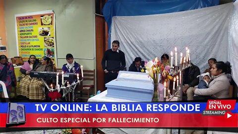 CULTO ESPECIAL POR FALLECIMIENTO