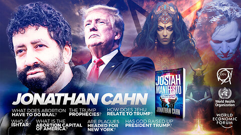 Jonathan Cahn | The Josiah Manifesto | Who Is Ishtar? What Is the Abortion Capital of America? Are Plagues Headed for New York? Has God Raised Up President Trump? The Trump Prophecies? What Does Abortion Have to Do BAAL? How Does Jehu Relate to Trump?