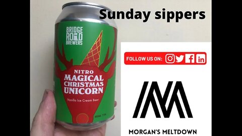 Sunday Sippers - Nitro Magical Christmas Unicorn Vanilla ice cream Beer