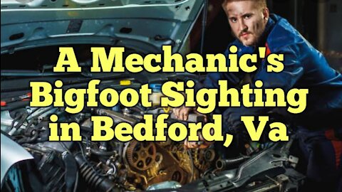 A MECHANIC'S BIGFOOT SIGHTING IN VIRGINIA.